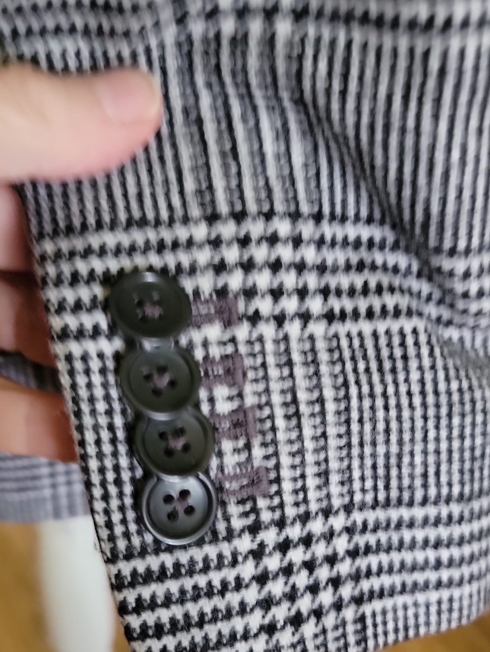 Everlane Black Button Detail Blazer - Picture 5 of 10